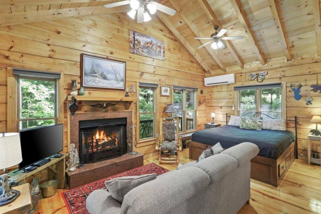 Open Studio Lodge At Little Rock Creek Cherry Log Luaran gambar